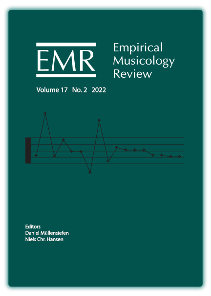 Cover image for Empirical Musicology Review, Volume 17, Issue 2